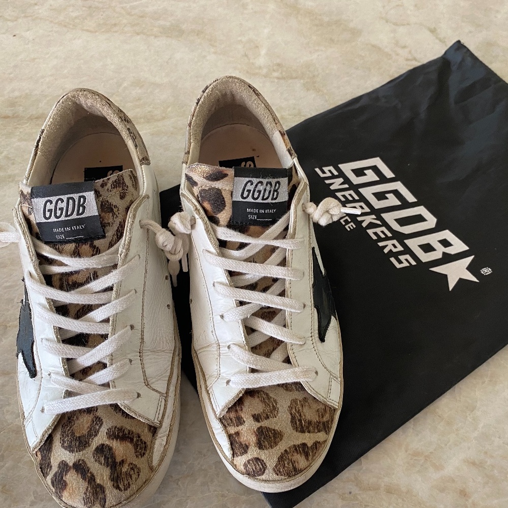 GGDB/Private Edition Leopard Sneakers